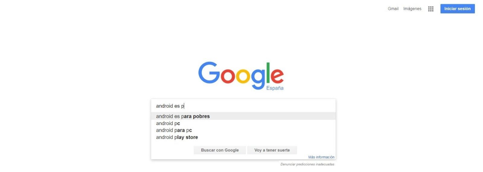 Android es para pobres