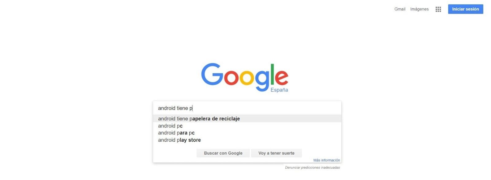 Android tiene papelera de reciclaje