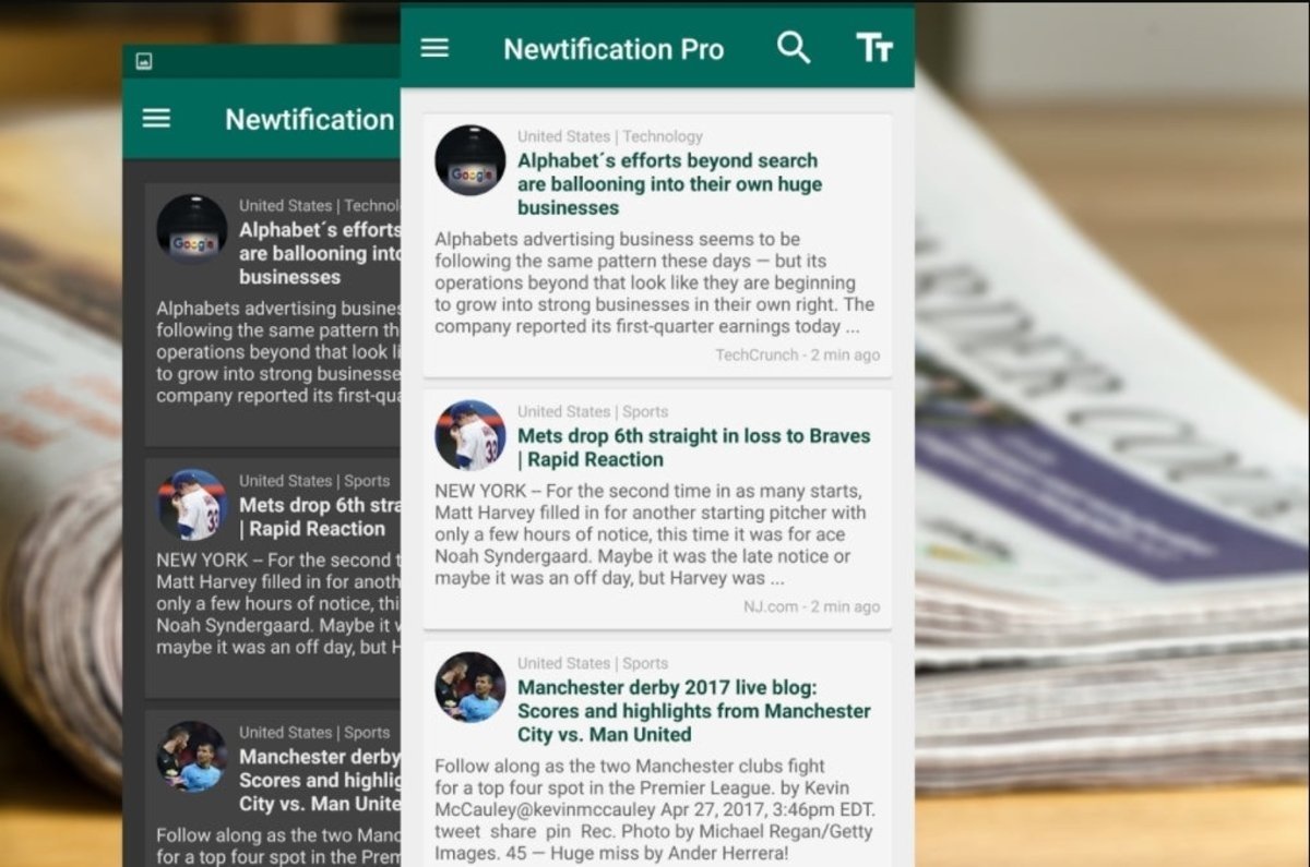 News by notifications PRO