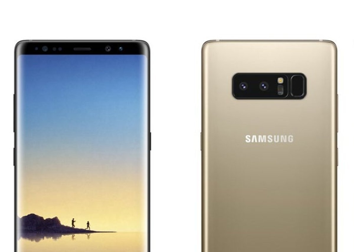 Samsung Galaxy Note8, dorado