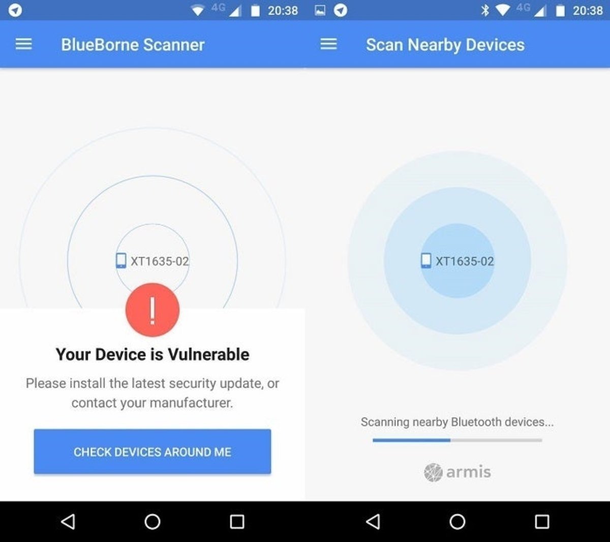 BlueBorne Vulnerability Scanner