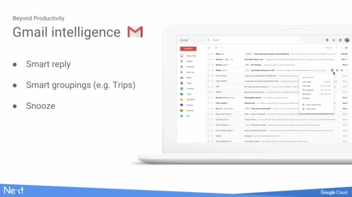 Gmail con Material Design