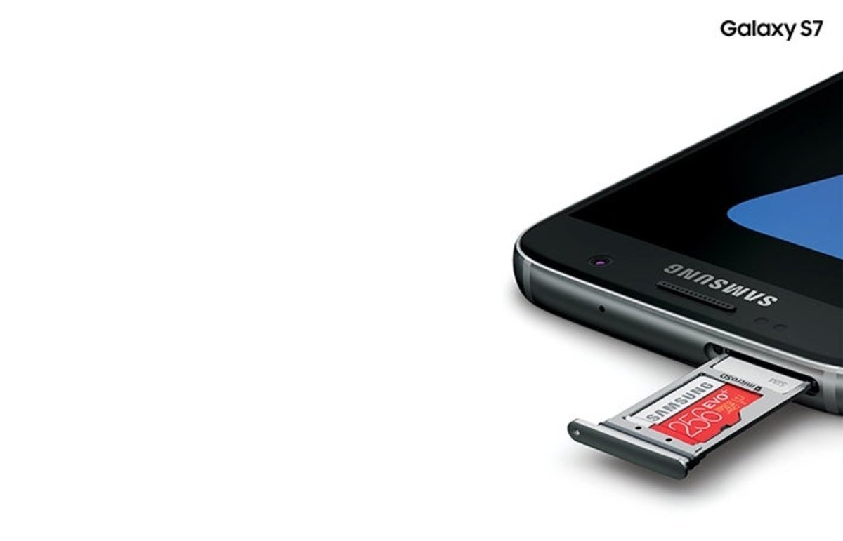 Tarjeta microSD Samsung Galaxy S7 Ranura