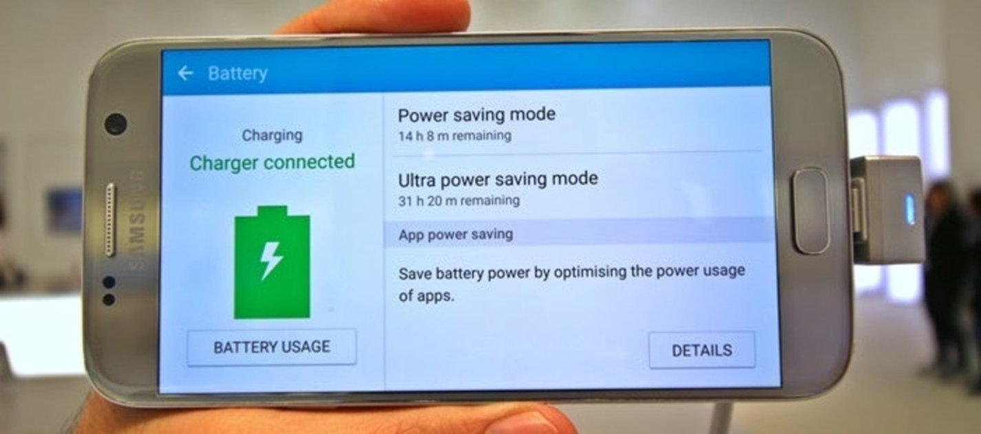 Uso de batería de Galaxy S7