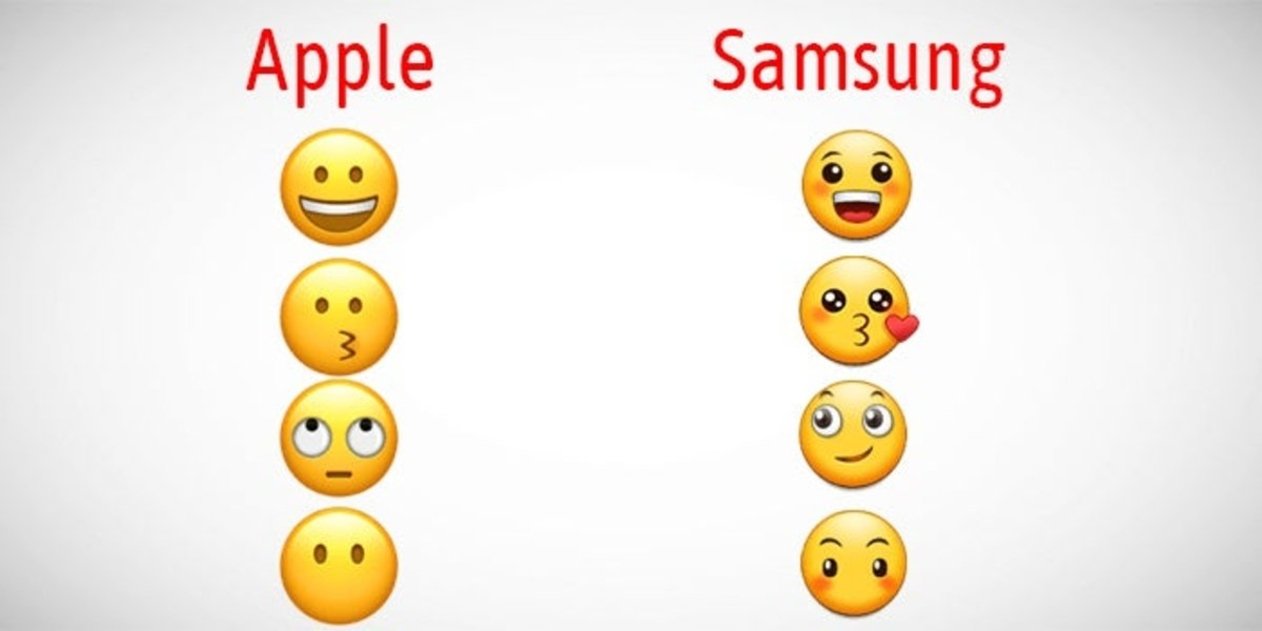 Emojis Distintos Samsung Apple