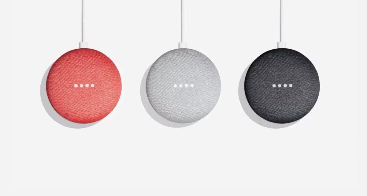 GOOGLE HOME MINI TELA GRIS CARBÓN ALTAVOZ INTELIGENTE CON