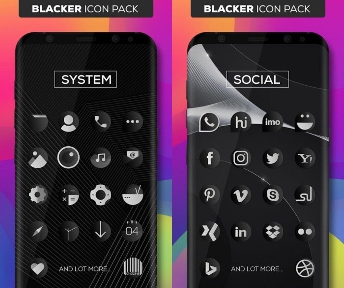 blacker icon pack
