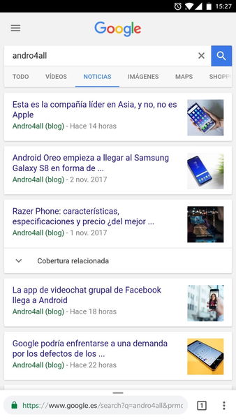 Así es el nuevo diseño redondeado de la web de Google que pronto verás en tu móvil