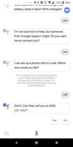 Google Assistant ahora puede solucionar problemas en tu móvil... si tienes un Pixel 2