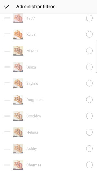 Cómo activar y desactivar los filtros en Instagram