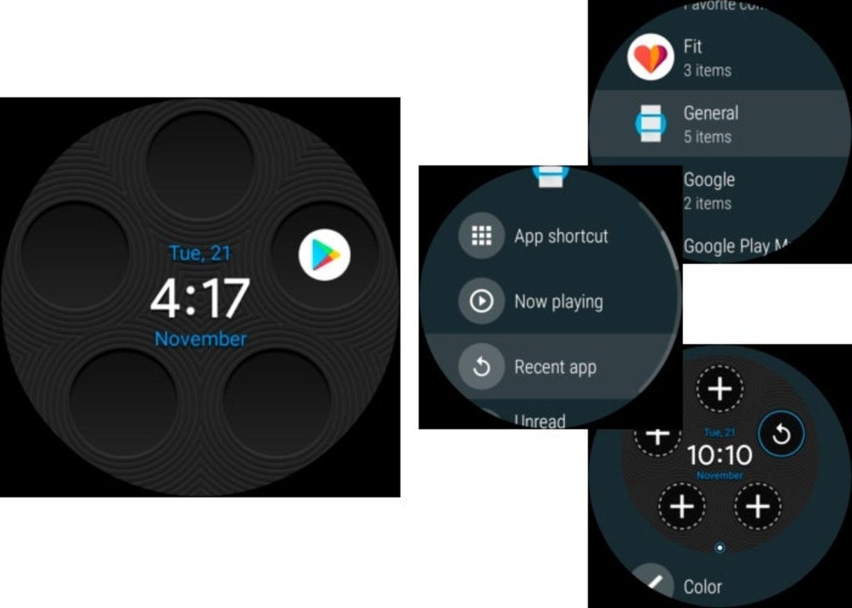 Android Wear Apps Recientes