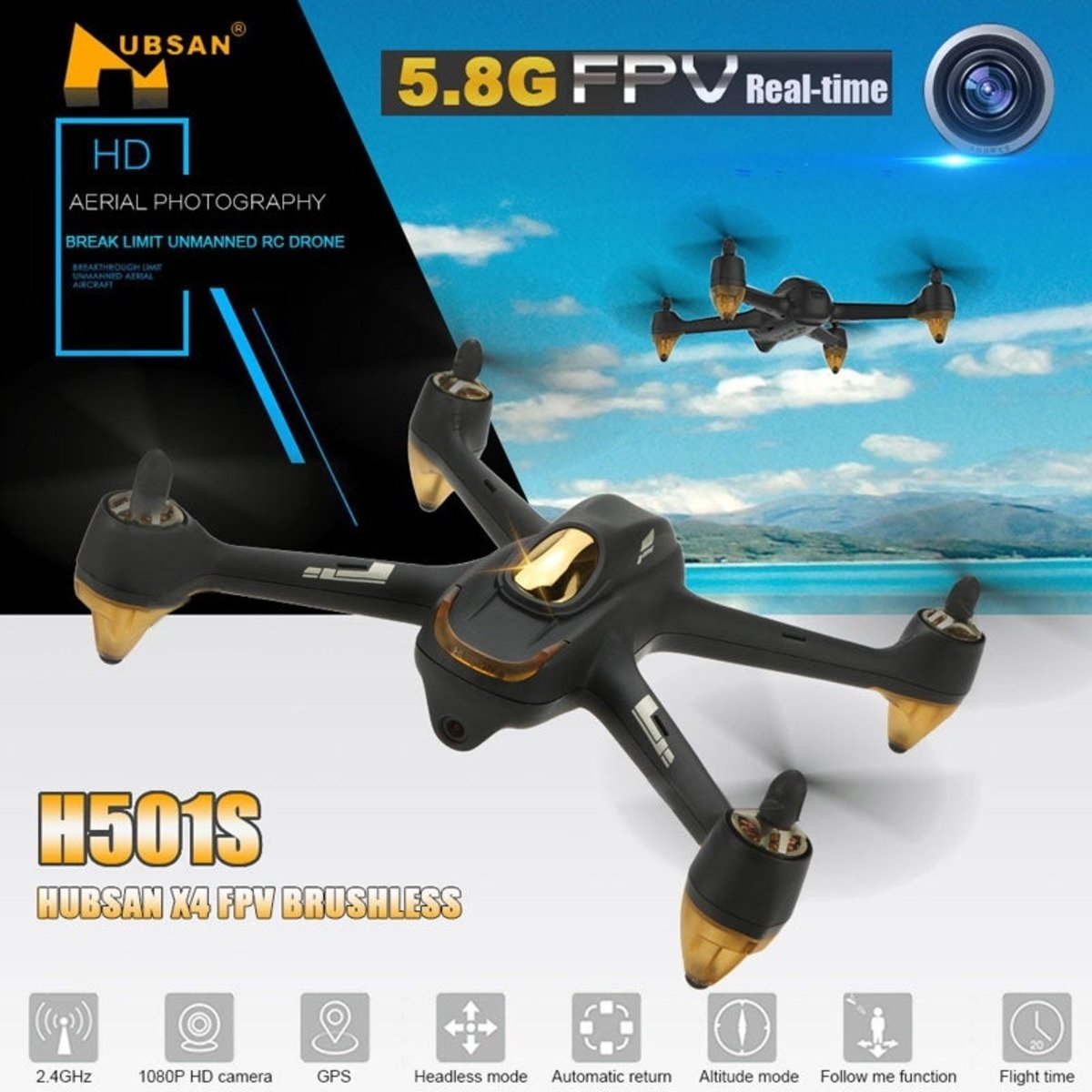 Dron Hubsan X501S X4