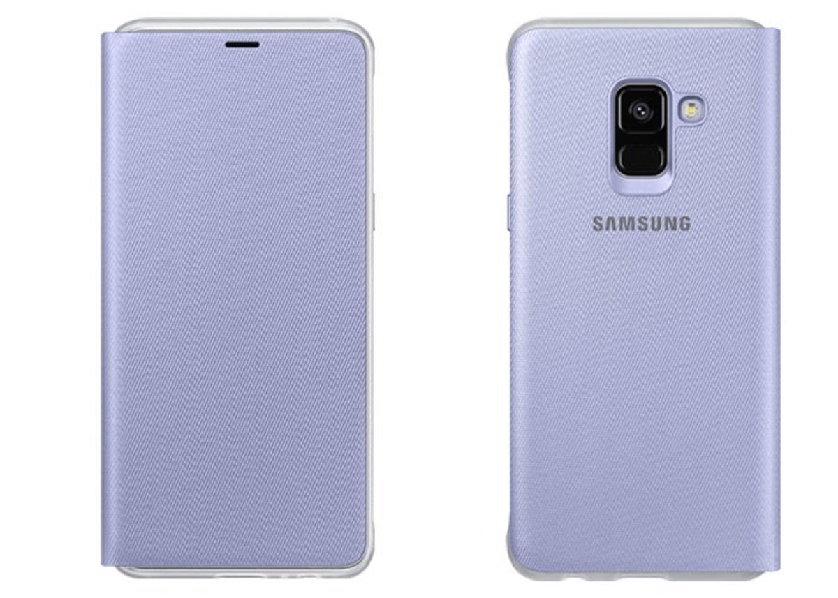 Samsung Galaxy A8, trasera y frontal