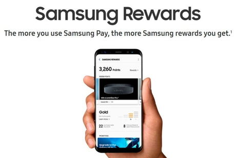 Samsung Rewards premiará las compras que pagues con tu móvil mediante Samsung Pay Samsung Rewards premiará las compras que pagues con tu móvil mediante Samsung Pay