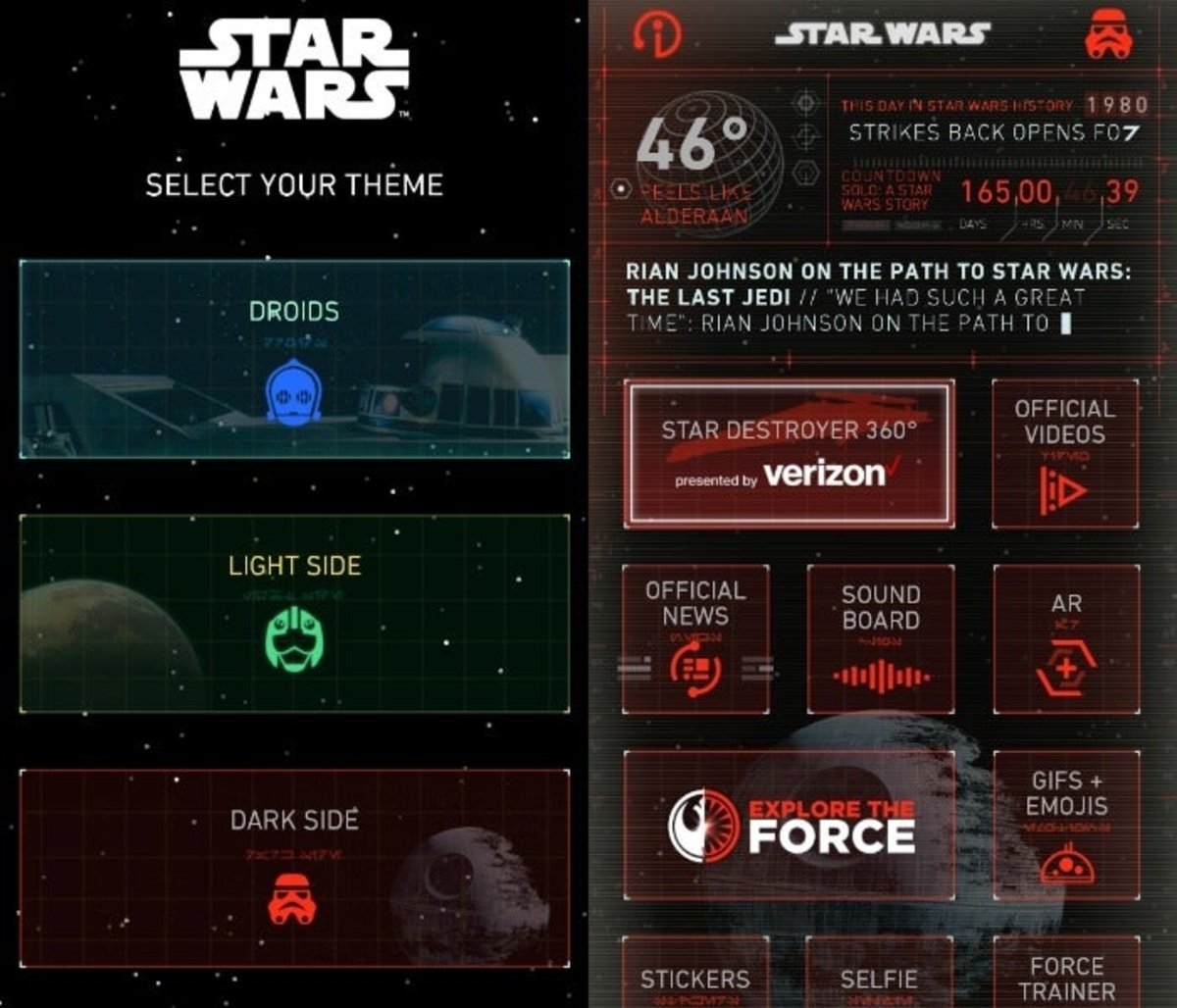 star wars aplicacion oficial
