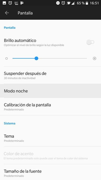 Qué es la luz nocturna o modo noche en Android y por qué deberías activarlo