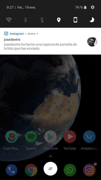 Cómo funcionan las notificaciones de captura de pantalla de Instagram