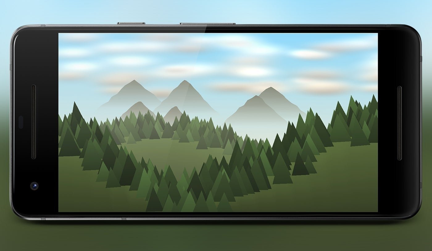 Forest Live Wallpaper, fondo de pantalla animado para Android