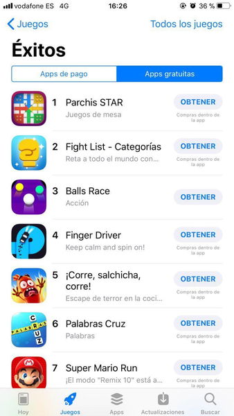 ¿Es verdad que en iPhone descargan otro tipo de juegos?