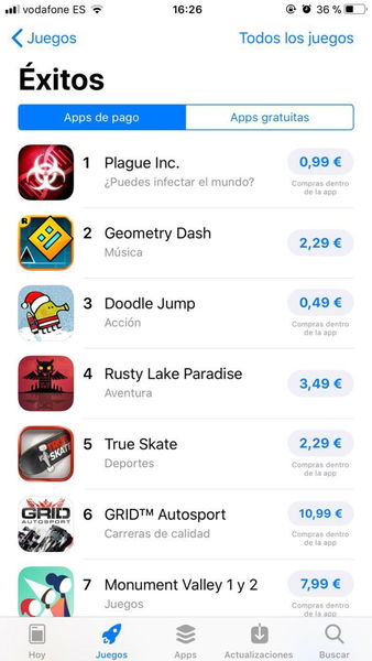 ¿Es verdad que en iPhone descargan otro tipo de juegos?