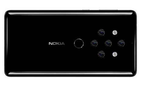 ¿Será así el móvil de Nokia con 5 cámaras?