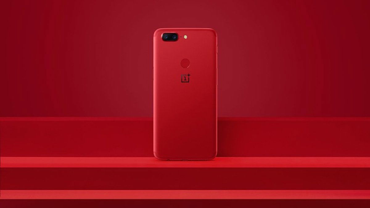 OnePlus 5t rojo lava