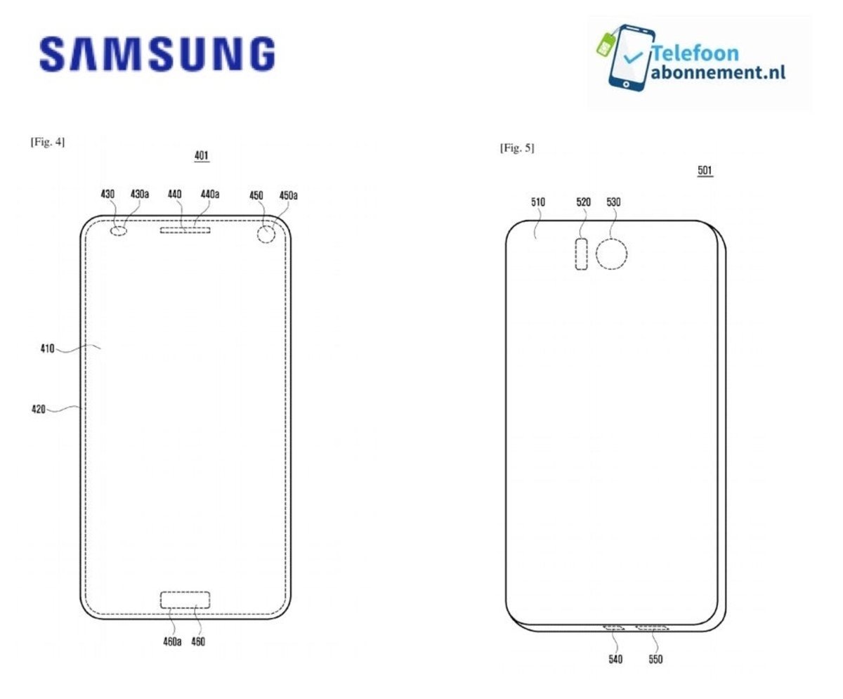 Patente de Samsung para no copiar el Notch