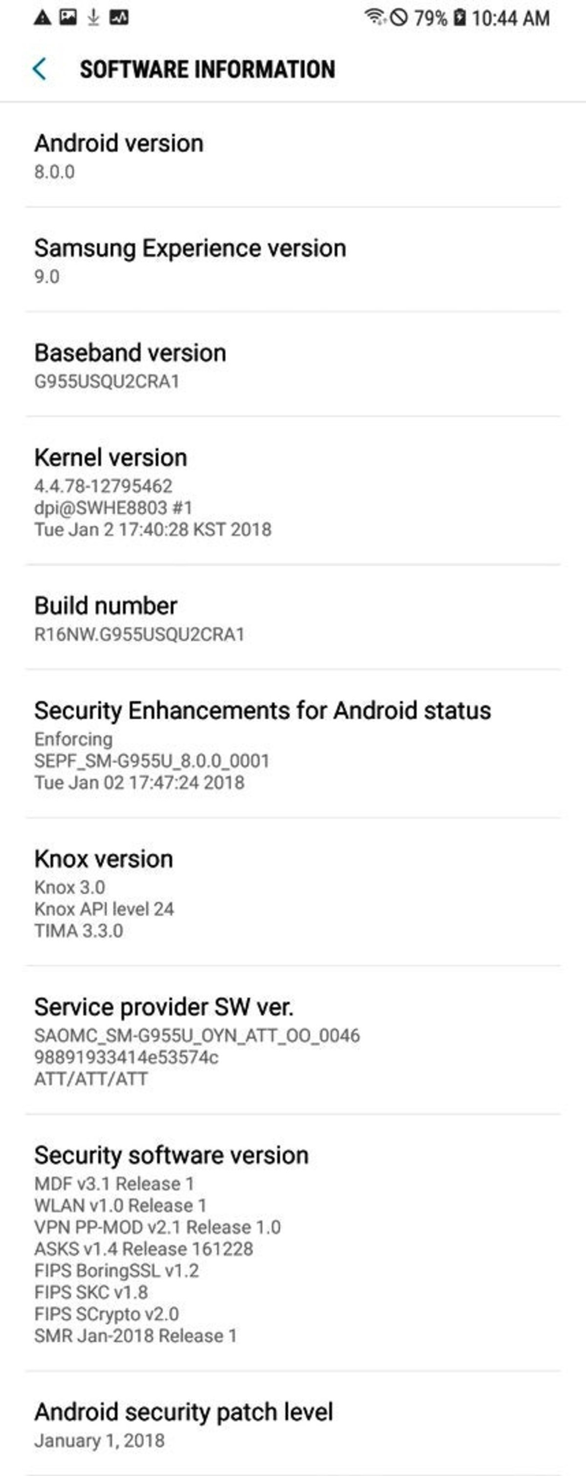 Android Oreo para Galaxy S8
