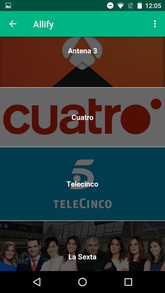 Allify, la mejor app para ver la tele gratis desde tu Android