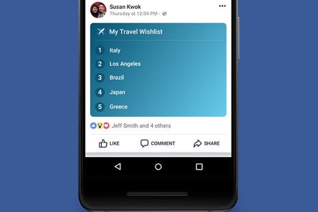 Facebook estrena las listas de tareas públicas: así funcionan Facebook estrena las listas de tareas públicas: así funcionan
