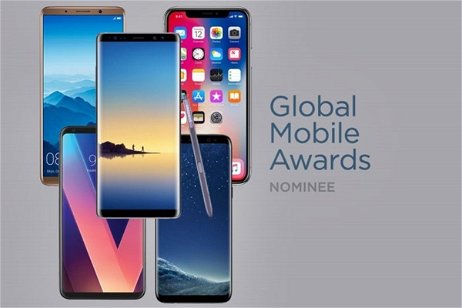 Nominados a mejor móvil de 2017 en los Global Mobile Awards 2018