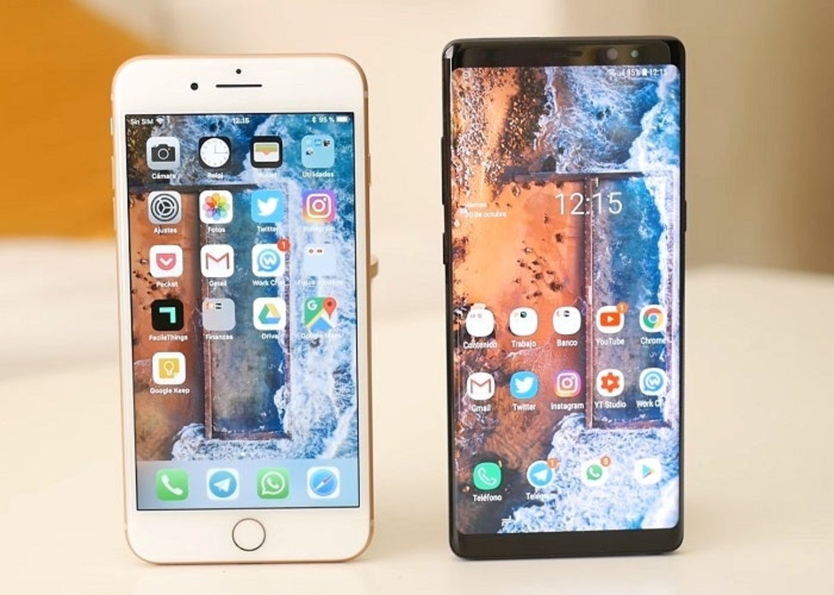 Galaxy Note 8 vs iphone 8 plus