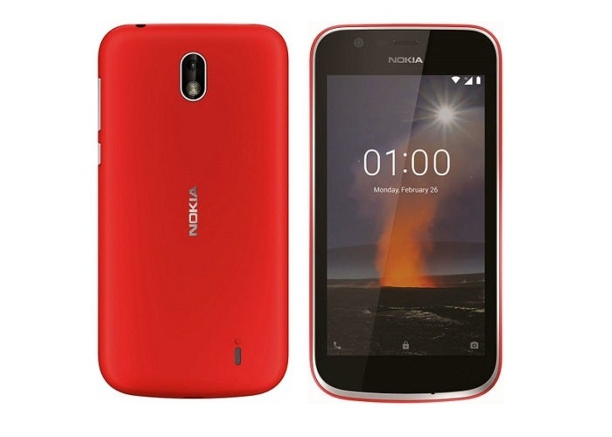 Nokia 1 rojo