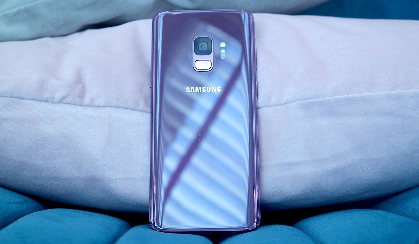 Samsung Galaxy S9+, trasera