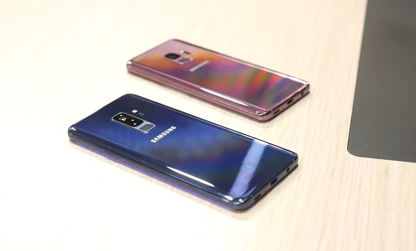 Samsung Galaxy S9 y S9+, colores