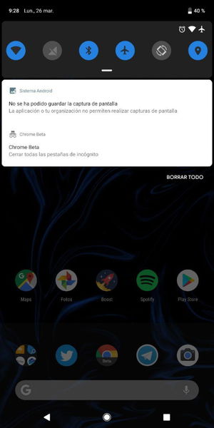 Ya no podrás hacer capturas de pantalla en Chrome cuando navegas en modo incógnito