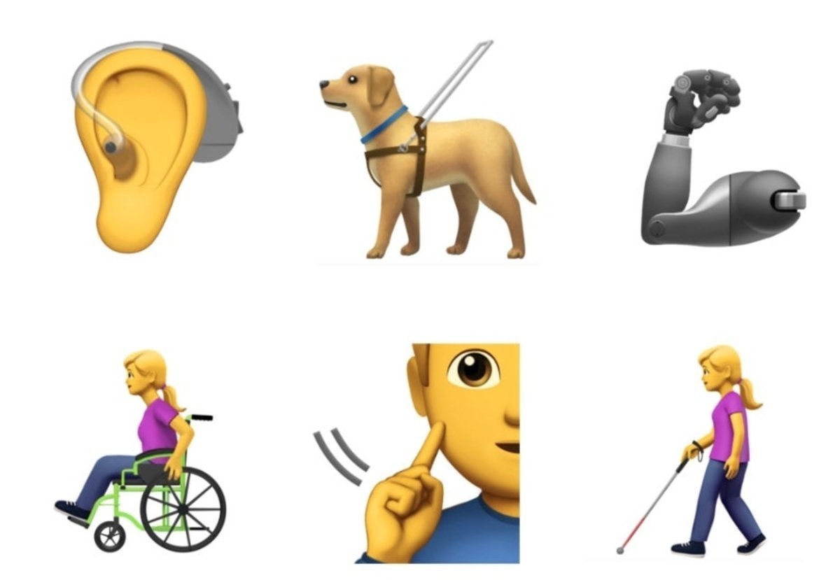 Emojis de discapacidad