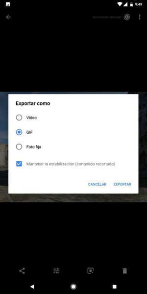 Así puedes exportar como GIFs las imágenes animadas de Google Fotos