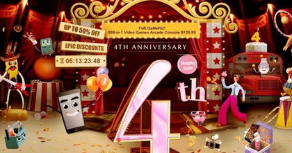 Celebra con GearBest su 4º aniversario rodeado de ofertas dedicadas a ti Celebra con GearBest su 4º aniversario rodeado de ofertas dedicadas a ti