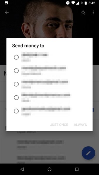 La app de contactos se integrará con Google Pay para que puedas enviar dinero fácilmente