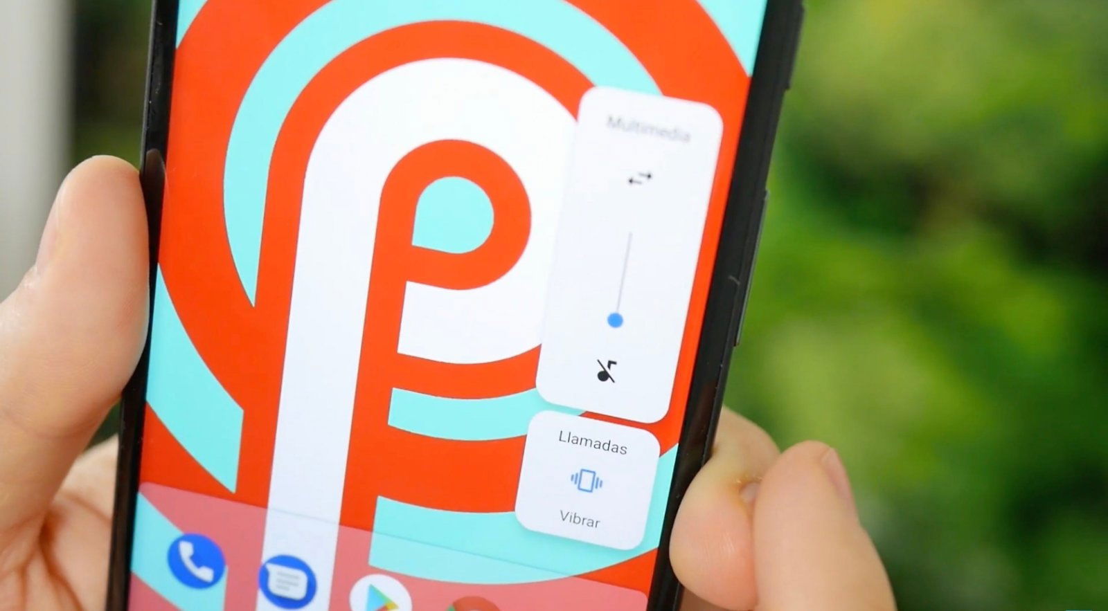 Nuevo control de volumen en Android P