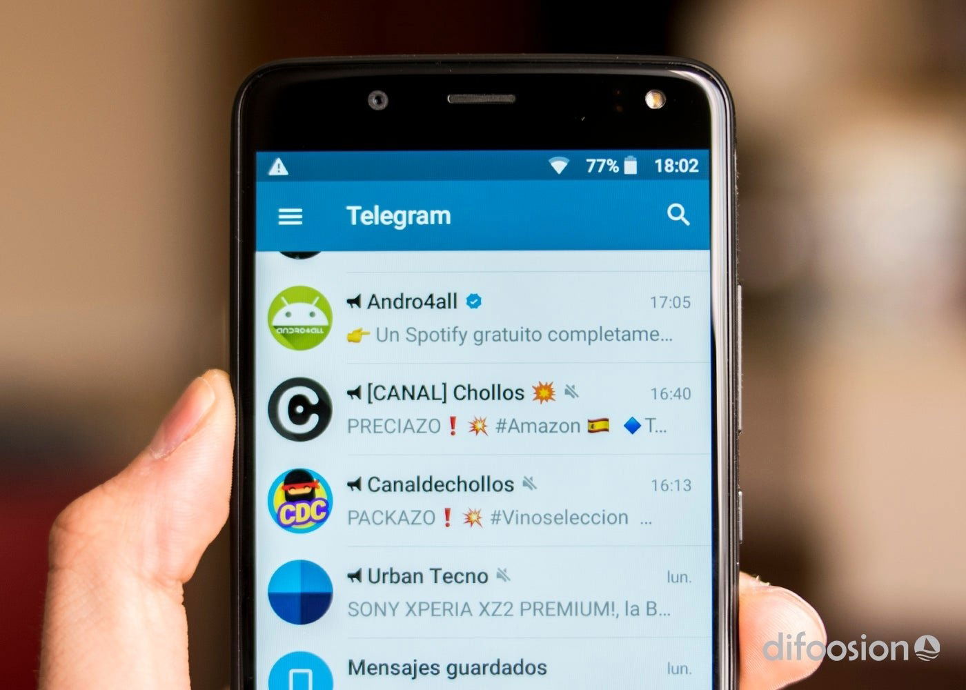 Canales de Telegram