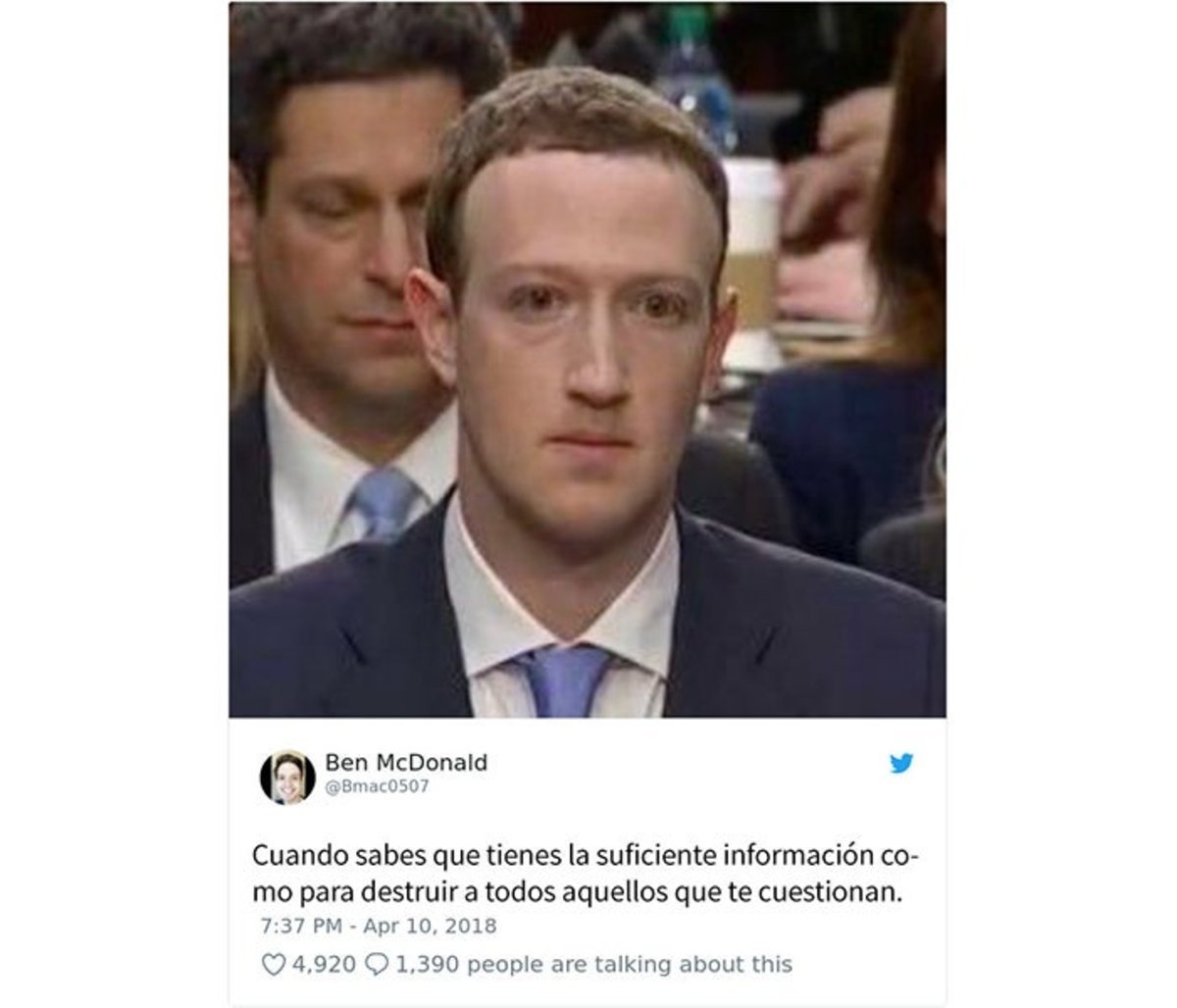 Meme Mark Zuckerberg Mirada