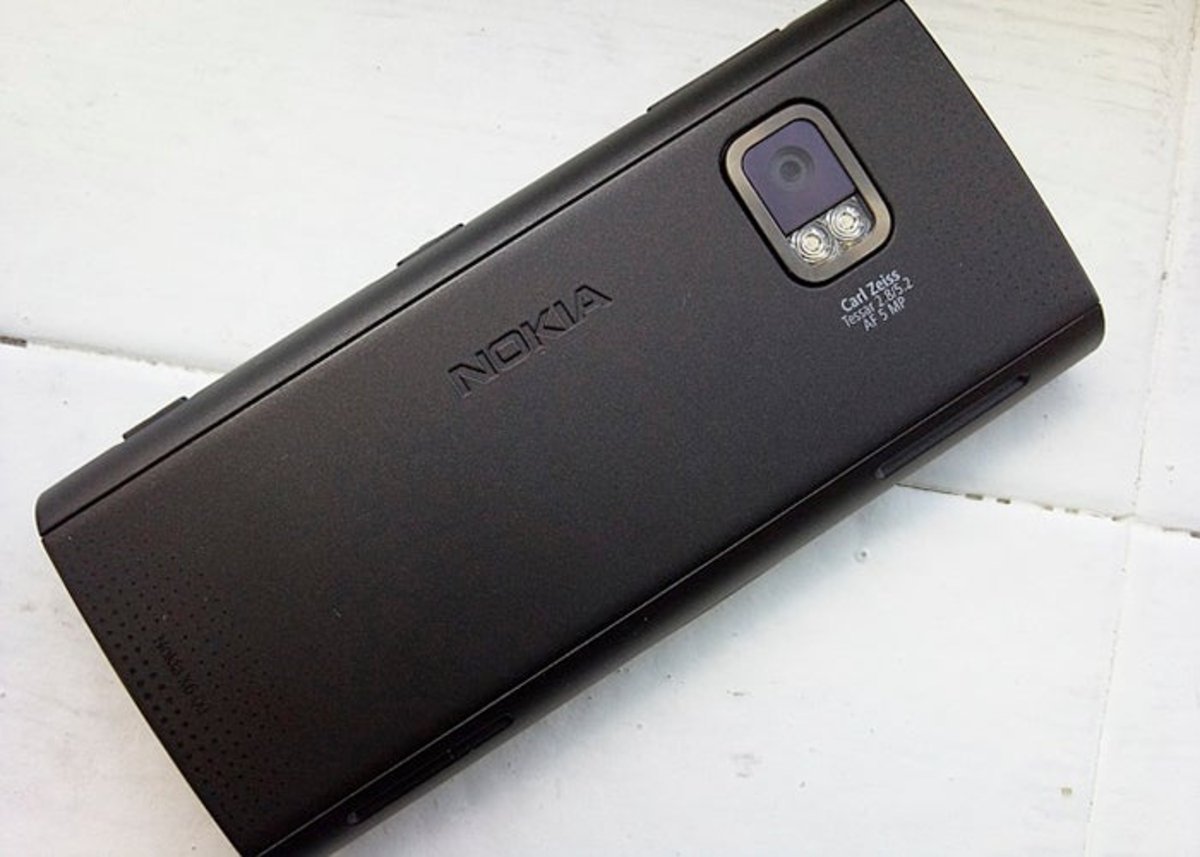 Nokia X6 trasera