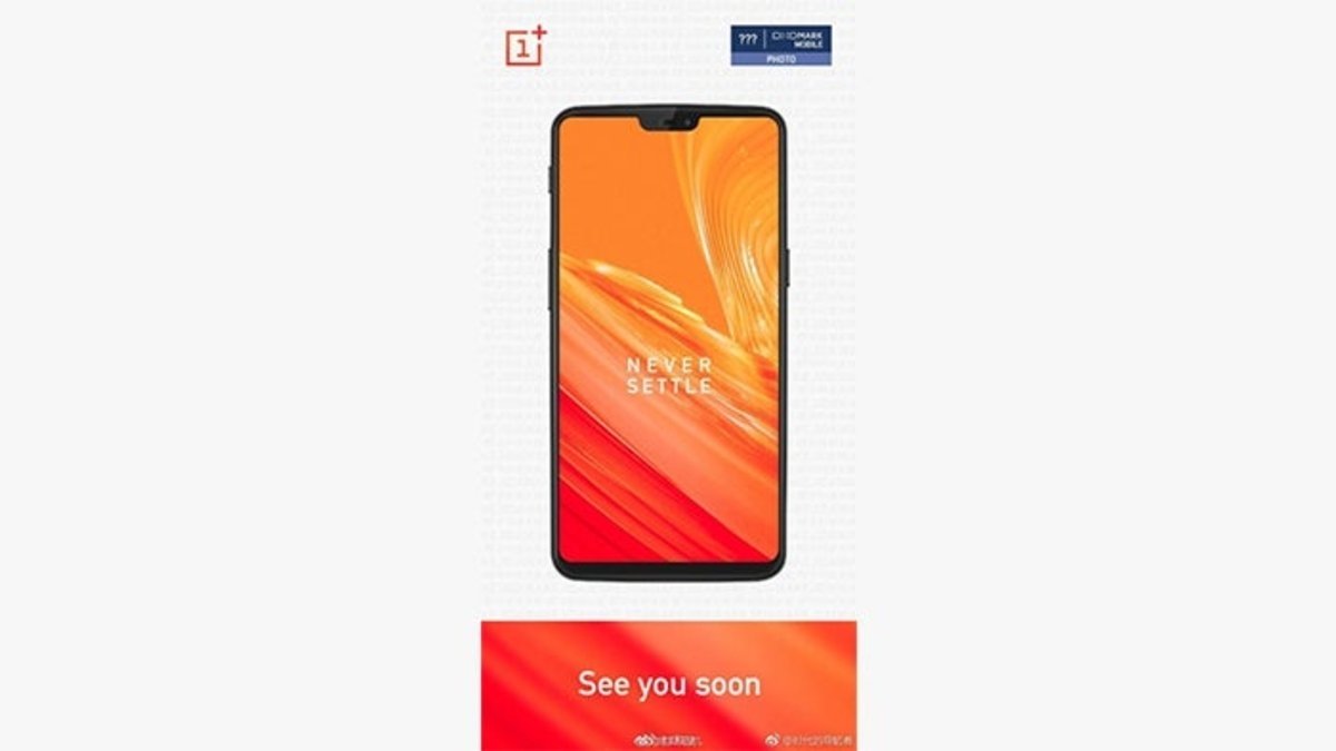 OnePlus 6 frontal