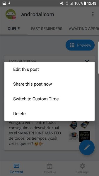 Cómo programar fotos en Instagram para que se publiquen automáticamente