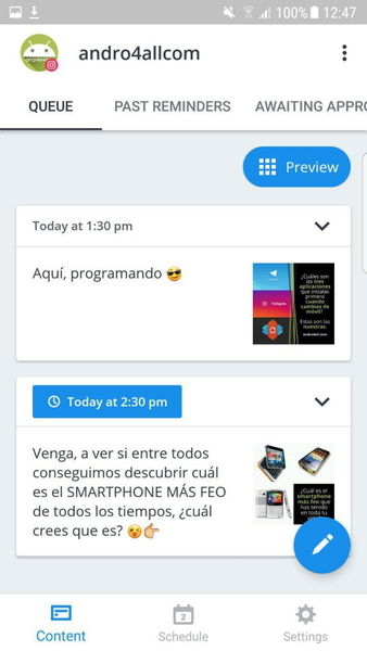 Cómo programar fotos en Instagram para que se publiquen automáticamente