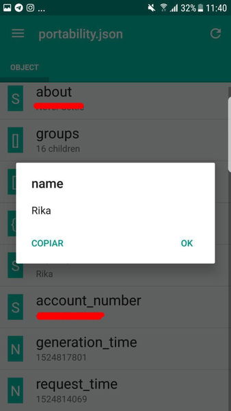 Cómo leer tu informe de WhatsApp en formato JSON y HTML