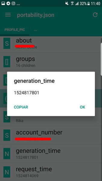 Cómo leer tu informe de WhatsApp en formato JSON y HTML