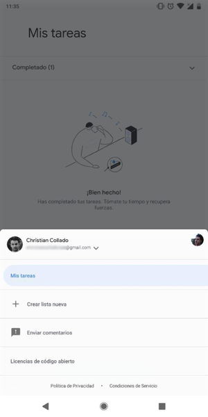 Google Tasks regresa en forma de aplicación independiente para Android